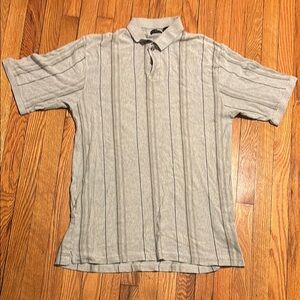 George Gray Polo Shirt Lightweight Cotton Blend
